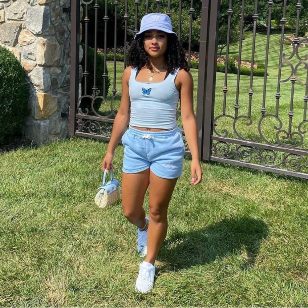 Periwinkle Adidas bucket hat